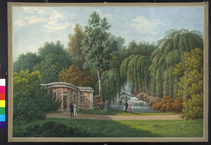 View of the garden of Monza, 1816