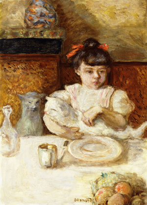 Child and Cats; Enfant et Chats, c.1906 (oil on canvas)