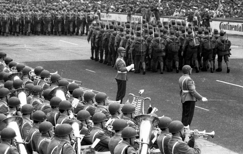 20th anniversary of the founding of NATO in April 1969 DEU, Germany, Dortmund Parade of the German Armed …, 1969 (photo)