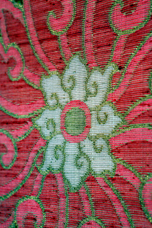 Detail of a Chinese antique textile in Robert Ellsworth collection., 2015 (photo)