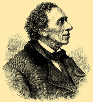 Hans Christian Andersen, (geb. April 2, 1805, died August 4, 1875) Danish author