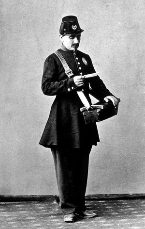 A postman in 1862