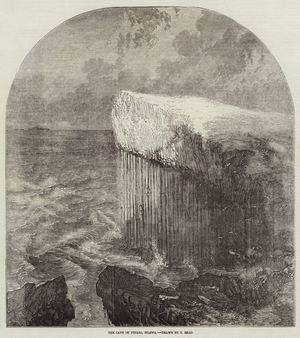 The Cave of Fingal, Staffa (engraving)