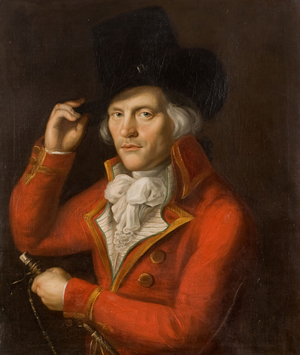 Portrait of the courier to Henry, Duke of Buccleuch (oil on canvas)