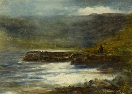Loch Lee, 19th century (oil on canvas)