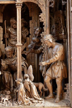 Altarpiece of the Paris Church, Onze-Lieve-Vrouw-Lombeek, Roosdaal, Belgium, 1525-35 (wood)