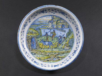 Bowl, c.1495-1510 (tin-glazed earthenware)