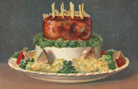 Galantine of Fowl (colour litho)