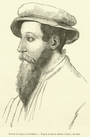 Portrait de Jacques du Fouilloux (engraving)