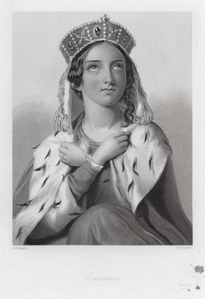 Constance, a character in King John (engraving)