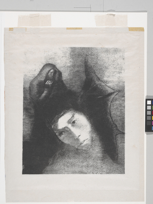 Antoine: "Quel Est Le But De Tout Cela?" (lithograph on chine appliqué paper)