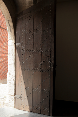 Church (Eglise Saint-Martin). Exterior. The entrance door.