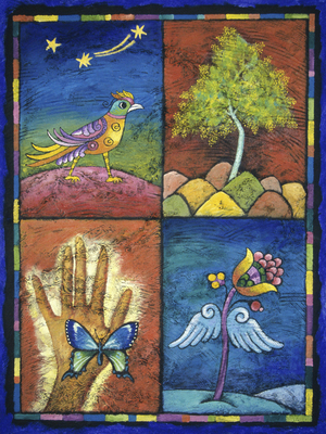 Summer Day 2002 Helen Lurye (20th C. Russian) Oil & acrylic on canvas Private Collection