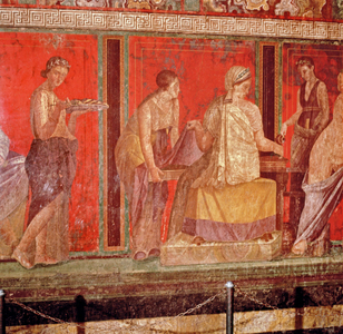 Mural from the villa of the Mysteries, Pompeii, Italy (mural)