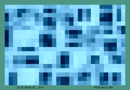 BLUE ON BLUE, 2014 (digital image)