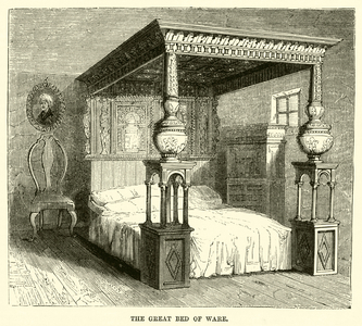 The Great Bed of Ware (engraving)