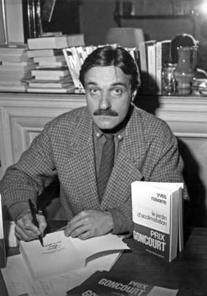 writer Yves Navarre received the Goncourt prize november 1980