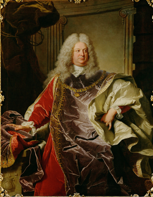 Philipp Ludwig Wenzel Count Sinzendorf … (painting on canvas)