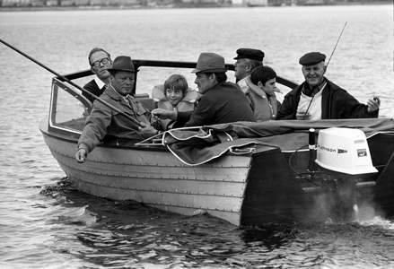 Hamar in the summer of 1970. West Germany's Chancellor Willy Brandt and Mrs. Rut Brandt bought …, 1970 (photo)
