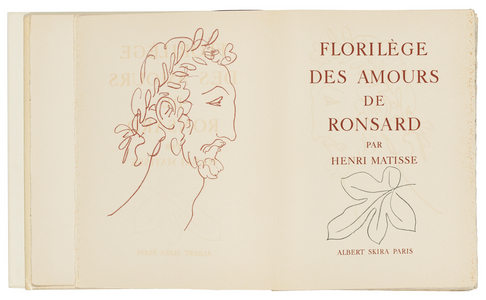 Florilège des Amours de Ronsard, 1948 (colour litho)