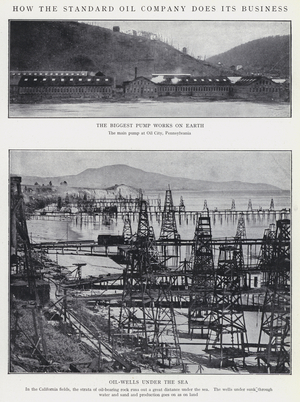 How the Standard Oil Company does its business (b/w photo)
