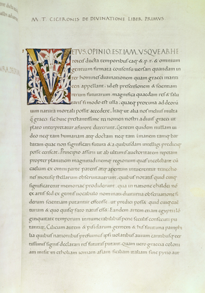 De Divinatione (parchment)