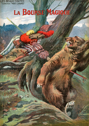 The magic purse. circa 1910 (engraving)