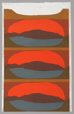 Kaplan, 1961 (cotton, plain weave; screen printed)