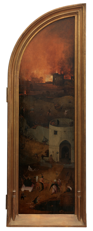 Right panel of the Last Judgement (oil on panel) 