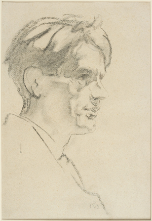 Byron Dawson as a Young Man (charcoal on paper)
