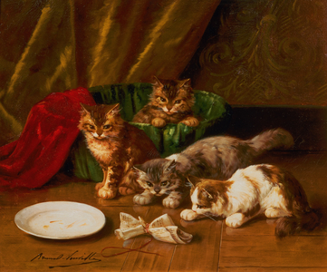 The Paper Mouse (oil on canvas)