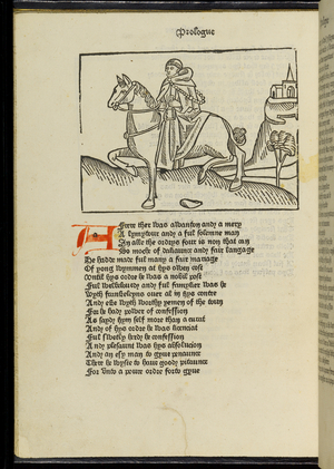 Illustration to the Canterbury Tales