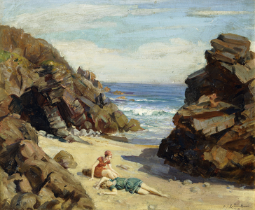 Summertime, (oil on canvas)
