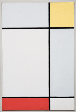 Composition with Yellow and Red, 1927 (oil on canvas)