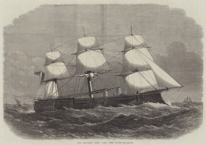 Our Iron-Clad Fleet, HMS Lord Clyde (engraving)