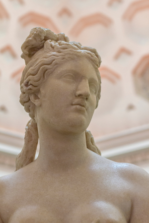 Statue of the Capitoline Venus, detail (marble)