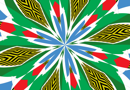 Flowers #17, 2019 (mixed media)