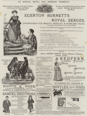 Page of Advertisements (engraving)
