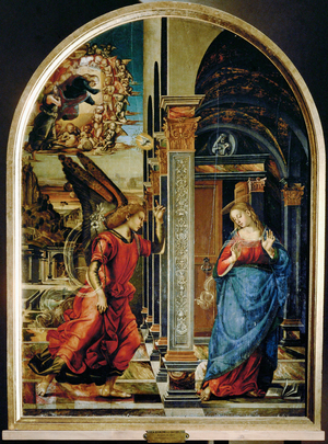 The Annunciation … (painting on canvas)