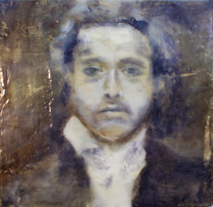 Past Present; 2012 (beeswax and oil on cradled panel)