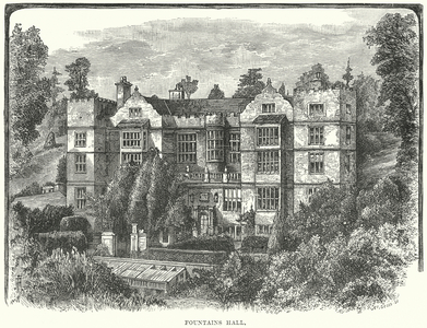 Fountains Hall (engraving)