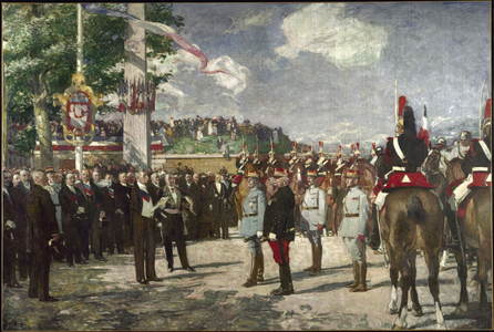 Reception at Porte Maillot for Marshals Foch and Joffre, July 14, 1919, 1923 (oil on canvas)