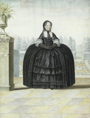 Portrait of Maria Theresa of Austria, c.1765-80 (watercolour on paper)

