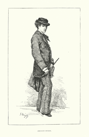 Illustration for Nana by Emile Zola (engraving)