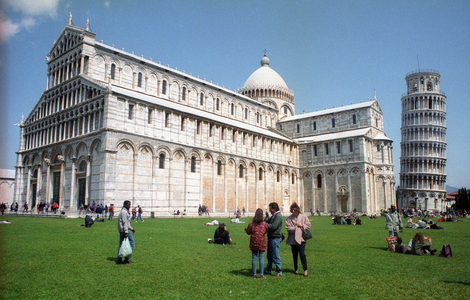 Cathedral - Santa Maria Assunta - next to the Leaning Tower in Pisa, building, exterior view..., 1992 (photo)