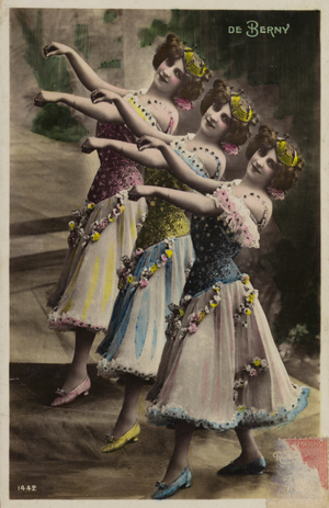 Surreal girls (coloured photo)