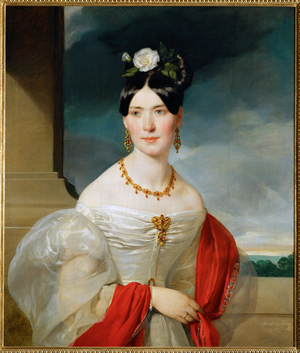 Marie Freifrau von Vesque-Puettlingen, 1832 (painting on canvas)