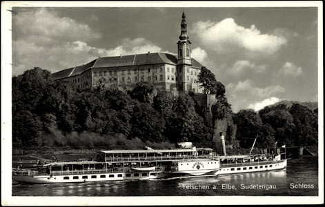 Tetschen City of Sudetengau, Dampfer Dresden