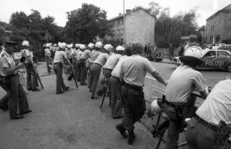 DEU, Germany, Germersheim: The Congress of the NPD called 1982 the resistance …, 1982 (photo)
