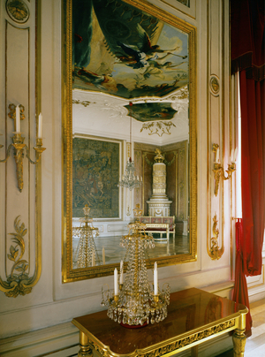 Interior of the residence of the prince-archbishops of Salzburg, Erzbischoefliches Palais, Salzburg, Austria (phtoto)